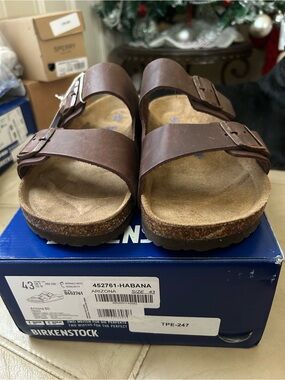 Men’s Birkenstock Brown Arizona Two-Strap Sandals